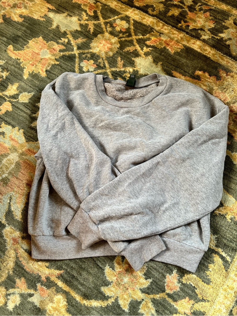 Cropped Gray Sweatshirt
